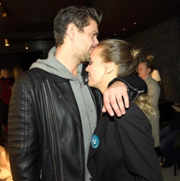 Lucie Vondráčková a Petr Vojnar. Foto: snímek obrazovky extra.cz