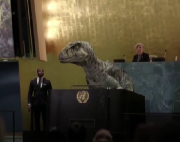 Dinosaur. Foto: snímek obrazovky bbc