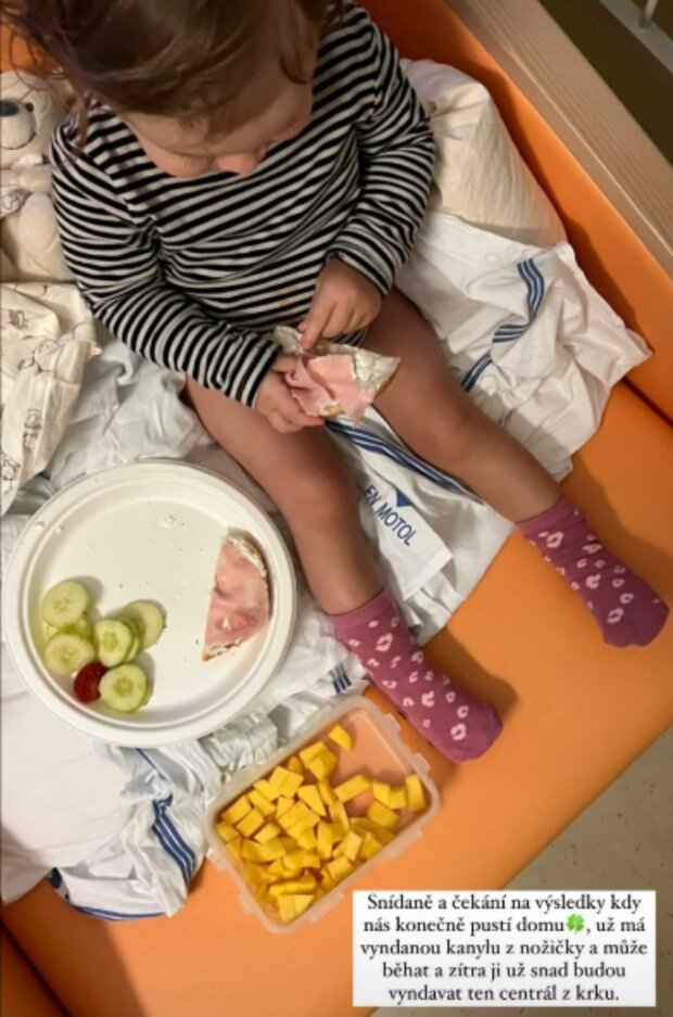 Dcera Veroniky Kopřivové. Foto: snímek obrazovky blesk.cz