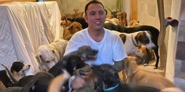 Muž se srdcem na správném místě: zaměstnanec útulku ukryl ve svém domě 300 koček a psů před hurikánem
