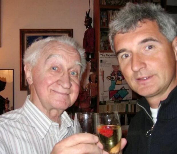 Michal Nesvadba s tátou. Foto: snímek obrazovky Instagram