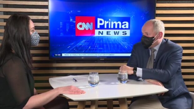 Roman Prymula. Foto: snímek obrazovky cnn.iprima.cz