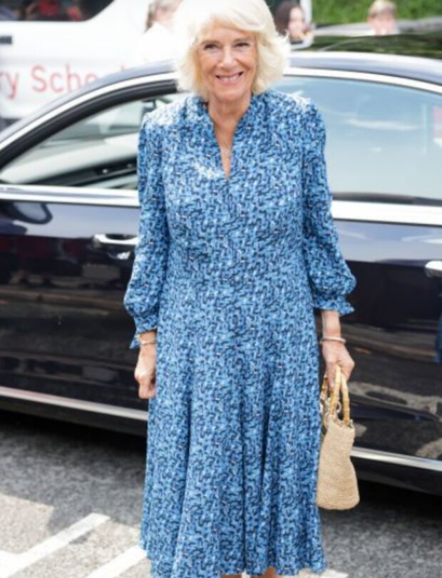 Vévodkyně Camilla. Foto: snímek obrazovky tsn