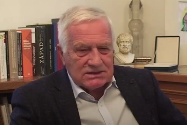 Václav Klaus. Foto: snímek obrazovky YouTube