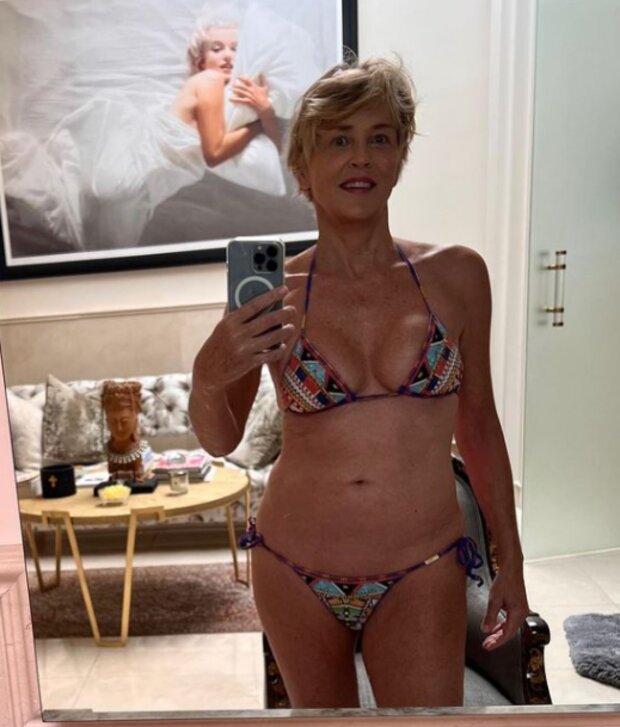 Sharon Stone. Foto: snímek obrazovky Instagram