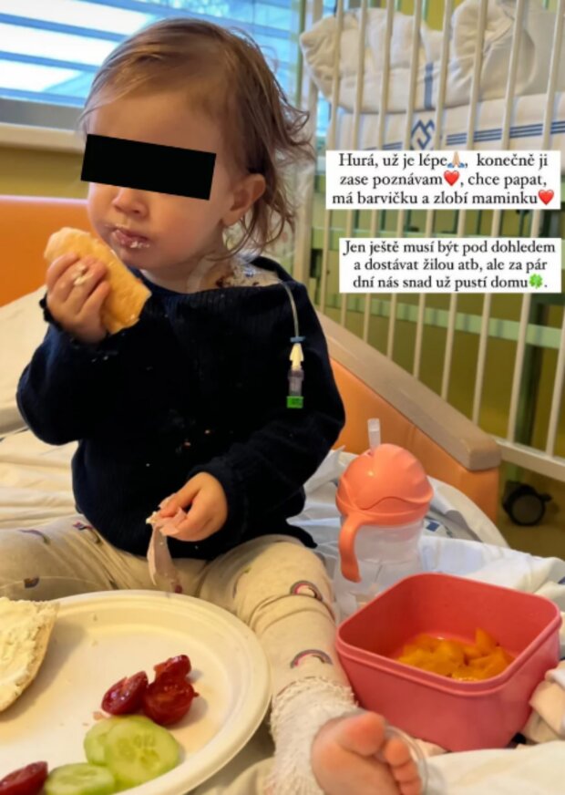 Dcera Veroniky Kopřivové. Foto: snímek obrazovky blesk.cz