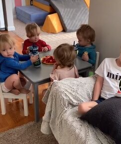 Děti. Foto: snímek obrazovky TikTok