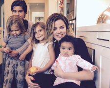 Khloe Kardashian a děti. Foto: snímek obrazovky Instagram