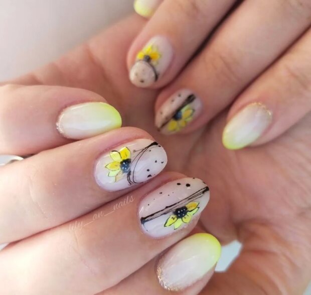 Nápady na jasnou manikúru. Foto: snímek obrazovky Instagram