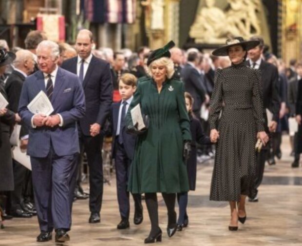 Královská rodina. Foto: snímek obrazovky tsn