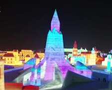 „Ledové království“: ledové město na ploše 600 tisíc metrů čtverečních vypadá jako skutečná pohádka