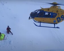 Záchranářský vrtulník. Foto: snímek obrazovky YouTube