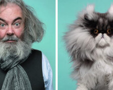 Proč jsou lidé tak podobní svým kočkám: fotograf zachytil majitele se svými kočkami a ukázal jejich podobnost