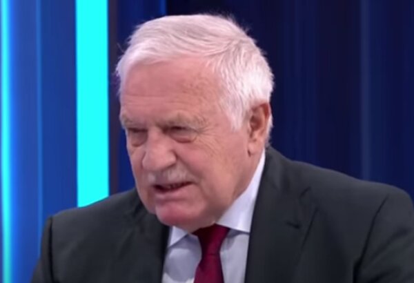 Václav Klaus. Foto: snímek obrazovky YouTube