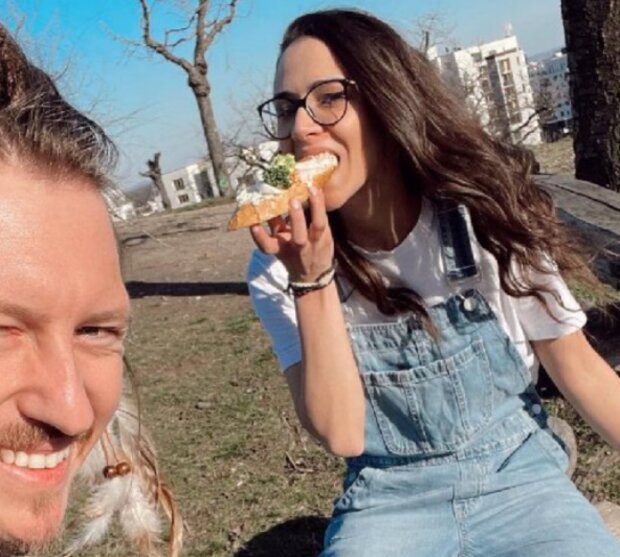 Eva Burešová a Přemek Forejt. Foto: snímek obrazovky extra.cz