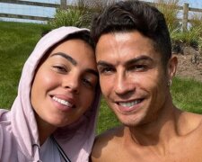 Cristiano a Georgina. Foto: snímek obrazovky Instagram
