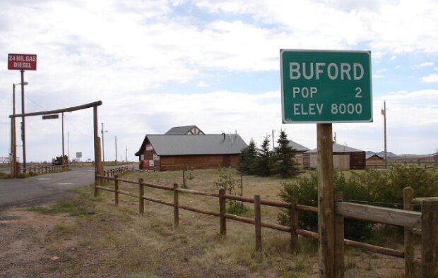 Historie města Buford, města, kde žil pouze jeden člověk