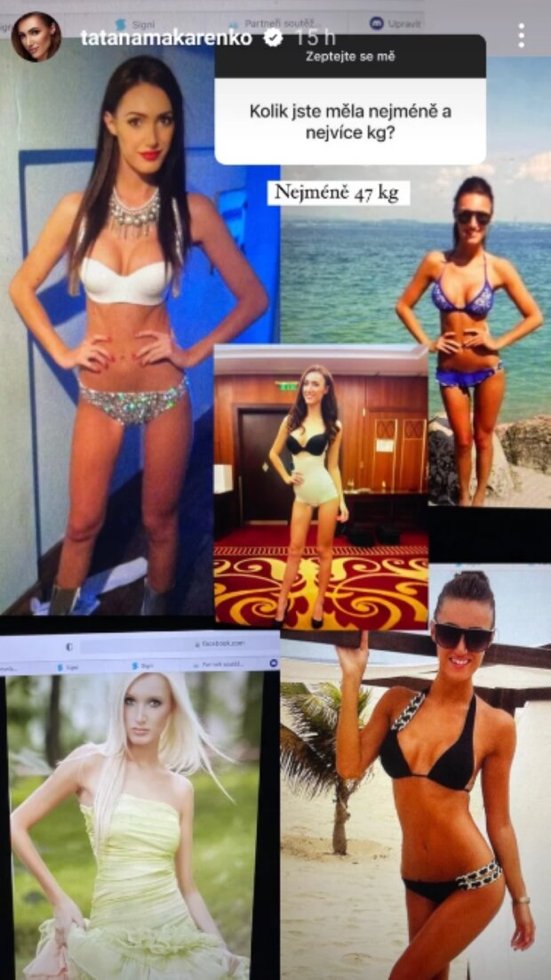 Taťána Makarenko. Foto: snímek obrazovky Instagram