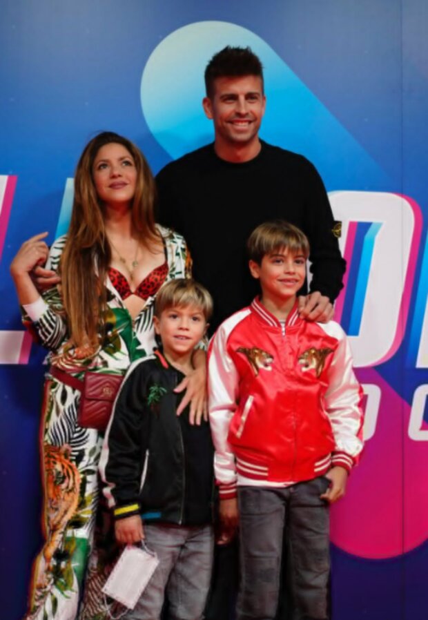 Shakira s rodinou. Foto: snímek obrazovky Instagram
