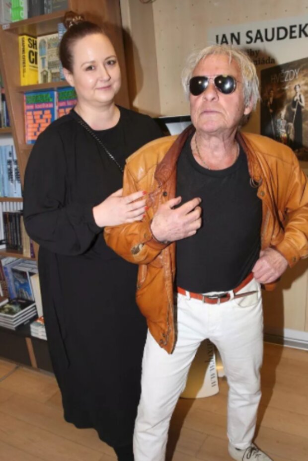 Pavlína Saudková a Jan Saudek. Foto: snímek obrazovky ahaonline.cz