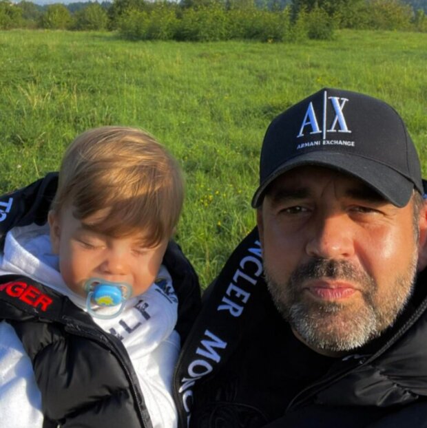 Radek Kašpárek se synem. Foto: snímek obrazovky Instagram
