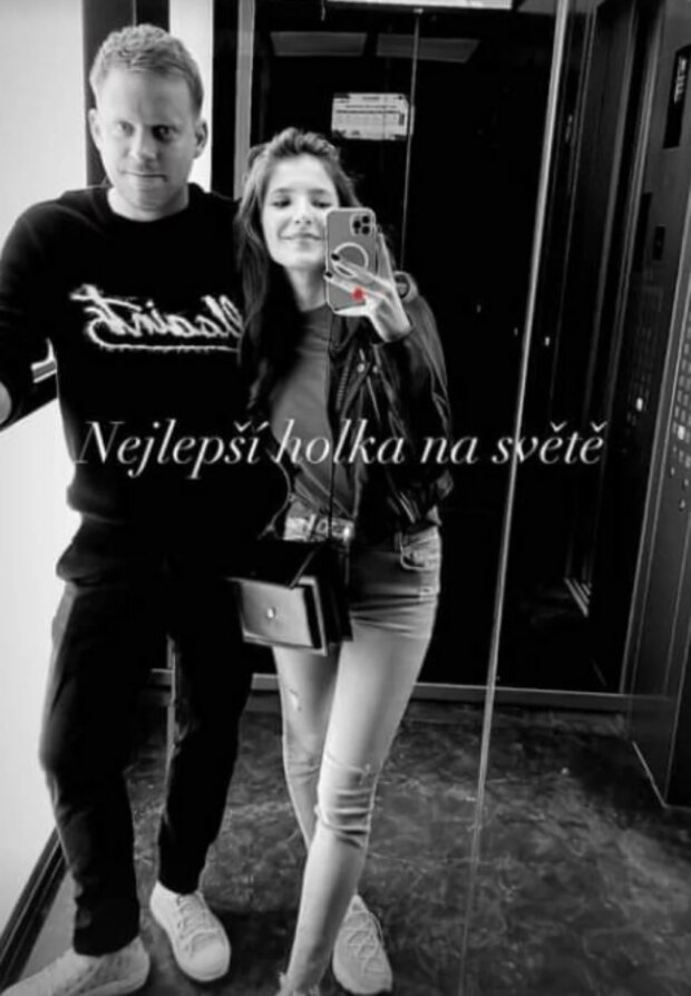 Jakub Prachař a Sara Sandeva. Foto: snímek obrazovky Instagram