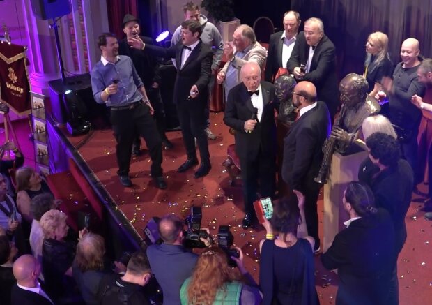 Oslava Felixe Slováčka. Foto: Snímek obrazovky extra.cz